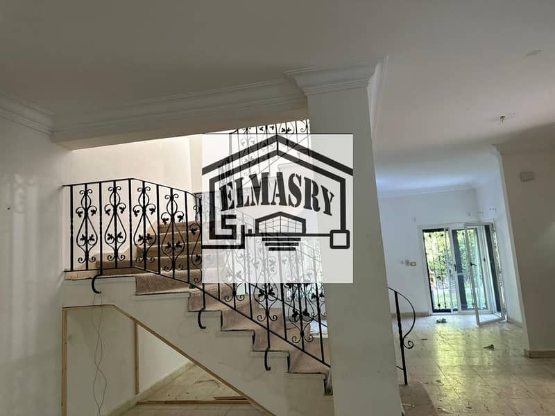 فيلا توين هاوس للايجارالقانون الفاضي في اميز موقع بالرحاب1 المرحله الثالثه بجوار مول 2  التجمع الاول Rehab city, new cairo نموذج H 0