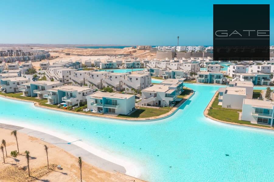 لوفت فندقي للبيع في فوكا باي راس الحكمه المرحله الرابعه برايم لوكيشن دايركت لاجون 0