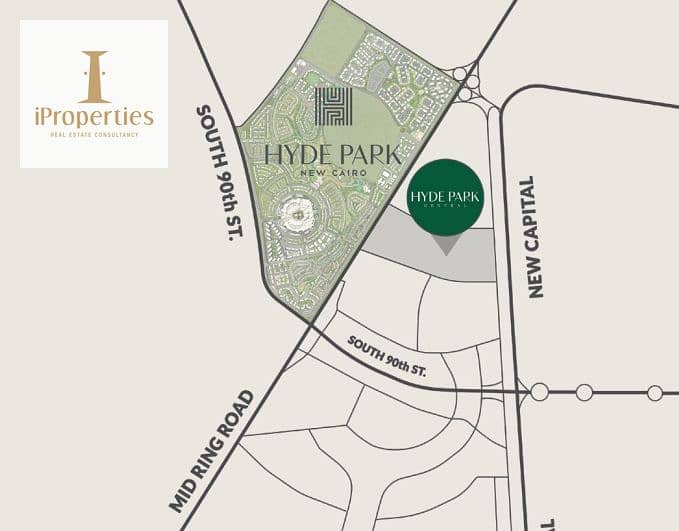 امتلك شقة في هايد بارك سنترال بمقدم 10 % واقساط علي 8 سنين لشركة هايد بارك 0