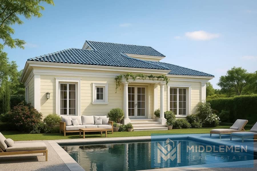 فيلا دور واحد 180 متر لوكيشن مميز اقل سعر فى السوق جاهزه للاستلام ماونتن فيو اي سيتى القاهره الجديده ام في بارك mountain view i city 0