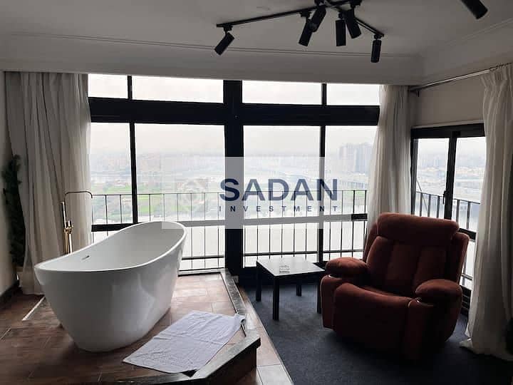 شقه فندقيه في انتركونتيننتال للبيع علي النيل دايركت متشطبه بالكامل بالفرش و التكيفات و الاجهزه 0