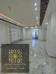 شقة إداري فاخر 220م – واجهة على شارع النوادي مباشرةً! – اللوتس الجنوبية (كودR242) 45,000 ج.م