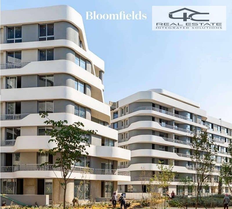 شقة بمقدم 1,850,000 New Cairo للبيع برايم لوكيشن اوبن فيو مميز في المستبقل سيتي نيو كايرو في بلوم فيلدز in BloomfieldsMostakbal City New Cairo 0