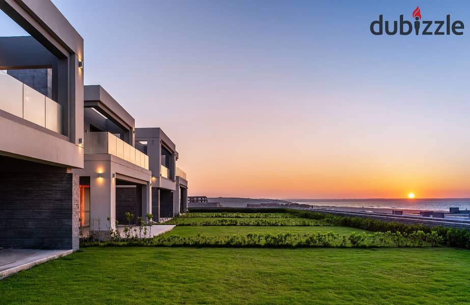 استلام فورى فى لافيستا راس الحكمة بمقدم و اقساط لحد 4 او 7 سنين - جاهز للمعاينه اى وقت - شاليه 3 غرف سى فيو 0