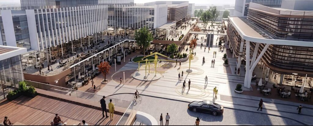 مكتب للبيع بالتقسيط 215م في مول Nine08 ناين08 سنترادا علي محور البوليفارد و وصلة دهشور 6 أكتوبر بالقرب من ايفر و وان اوف وان و اركان مول و 205 و دال 0