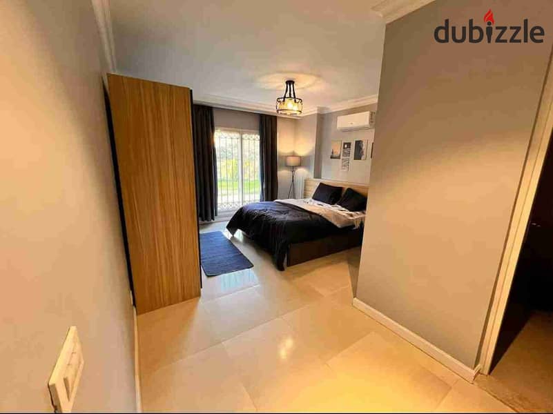 شقة للايجار المفروش في مدينتي ارضي بجاردن في B1 - ٣ نوم - ٣ حمام 0