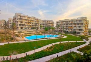 شقة (اول سكن) 160م للإيجار فيو مميز على حمام السباحة ولاند سكيب بكمبوند سوديك فيليت – لوكيشن مميز بالجولدن سكوير – التجمع الخامس | Villette 55,000 ج.م