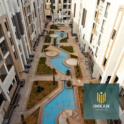 شقه للبيع 165م متشطبه بالتكييفات والمطبخ خلف سيتي سنتر بالتقسيط حتى 6 سنين في اميز مشروع في شيراتون و مصر الجديده في كمبوند Valore فالوري شيراتون 0