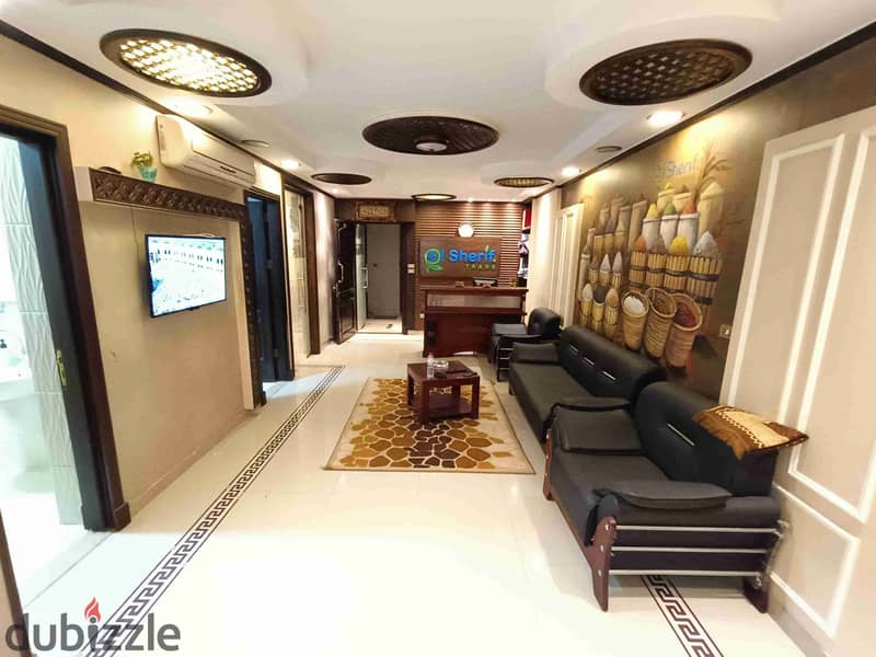 مقر رخصة إداري للإيجار 110م ( سموحة ـ ش مصطفي كامل مباشرة ) 25,000ج شهرياً 0