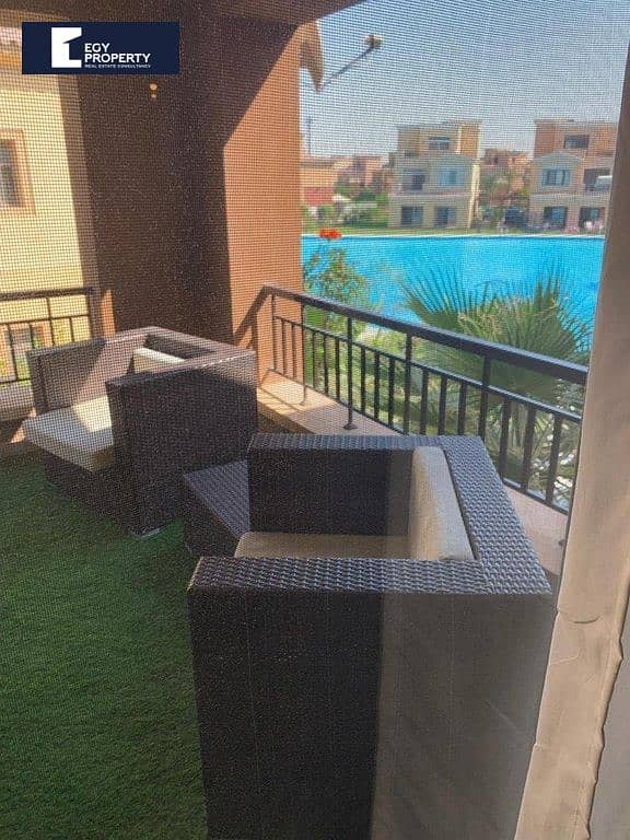 شاليه للبيع مع بنتهاوس اطلاله علي اللاجون في مراسي الساحل الشمالي 0