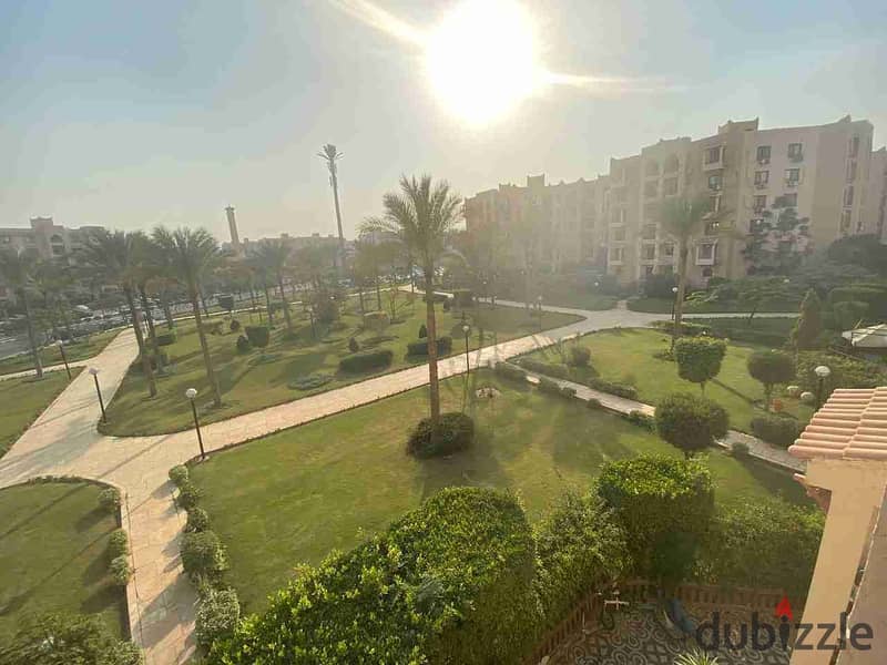 للايجار بالرحاب 90م مفروشه ومكييفه بالكامل فيو وايد جاردن 0