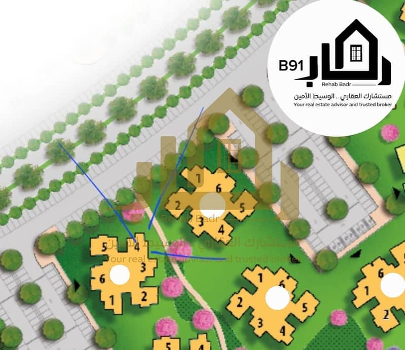 شقة للبيع في مدينة نور من طلعت مصطفى – بالتقسيط 15 سنة - 2 غرف على طريق السويس 0