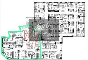 مقر إداري 410م للايجار – رشدي شارع ابوقير مباشر 110,000 ج.م