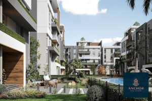 شقة بالحديقة فيو لاندسكيب في ارقي كمبوند بالعبور على شارع خط 10 الرئيسي 4,100,000 ج.م