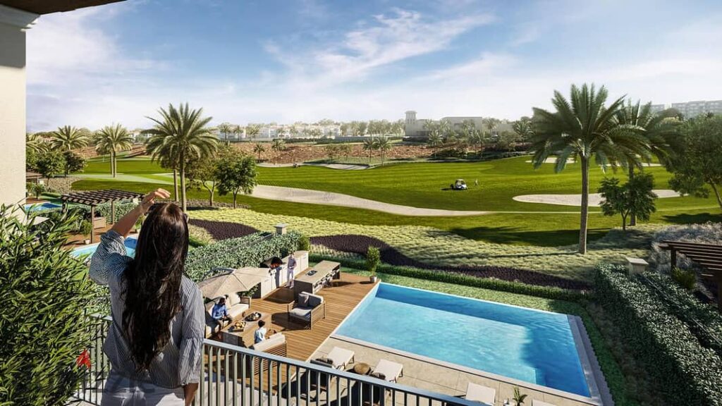 فيلا تطل علي الجولف في اب تاون كايرو بسعر لقطه 0