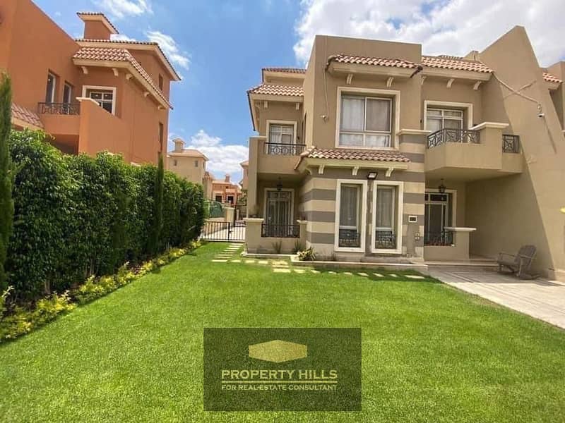 توين هاوس بأقل سعر بفيو نافورة راقصه في نيوم أكتوبر Nyoum October بجوار ماونتن فيو 0