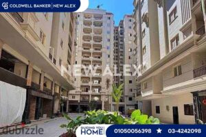 شقة للبيع 187 متر – سموحة ، كمبوند فالوري النقل والهندسه 8,700,000 ج.م