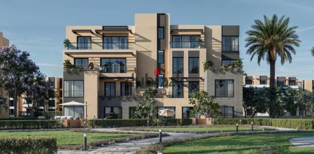 للبيع شقة في قلب بالم هيلز داخل جاردن ليكس 0