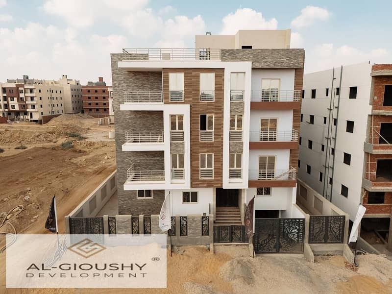 شقة للبيع 154م جاهزة للسكن بحديقة – I33 الحي الأول ببيت الوطن التجمع الخامس – استلام فوري 0