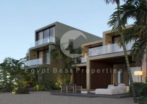 16,000,000 ج.م CHALET 3BR LAGOON VIEW FULLY FINISHED_BAHRY_10%DP OVER 7Y