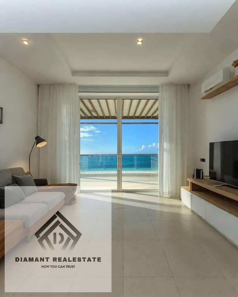 شاليه للبيع غرفتين باقل سعر في قلب الجلاله استلام 6 شهور بفيو بانوراما علي المارينا بتسهيلات تصل 14سنه 0