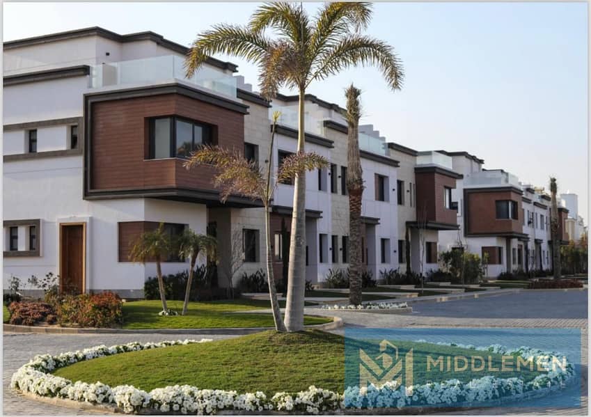 توين هاوس 264 متر على اجمل لوكيشن اقل سعر فى السوق كمبوند ازار 2 التجمع القاهره الجديده بجوار بالم هيلز ومونتن فيو azzar2 0