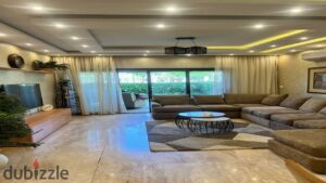 شقة 3 غرف مفروشة ارضي للايجار في كمبوند بيفرلي هيلز وان 16 الشيخ زايد 75,000 ج.م