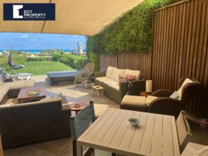 21,000,000 ج.م بموقع خيالي فيلا علي البحر مباشرة متشطبة و مفروشة بالكامل للبيع في تلال – الساحل الشمالي