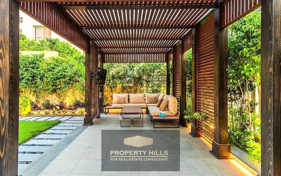 فرصة لا تتعوض توين هاوس 672متر للبيع في كمبوند علي وصله دهشور – الترا سوبر لوكس، بانوراما وفيو لاندسكيب ، كمبوند ساكن وراقي 0