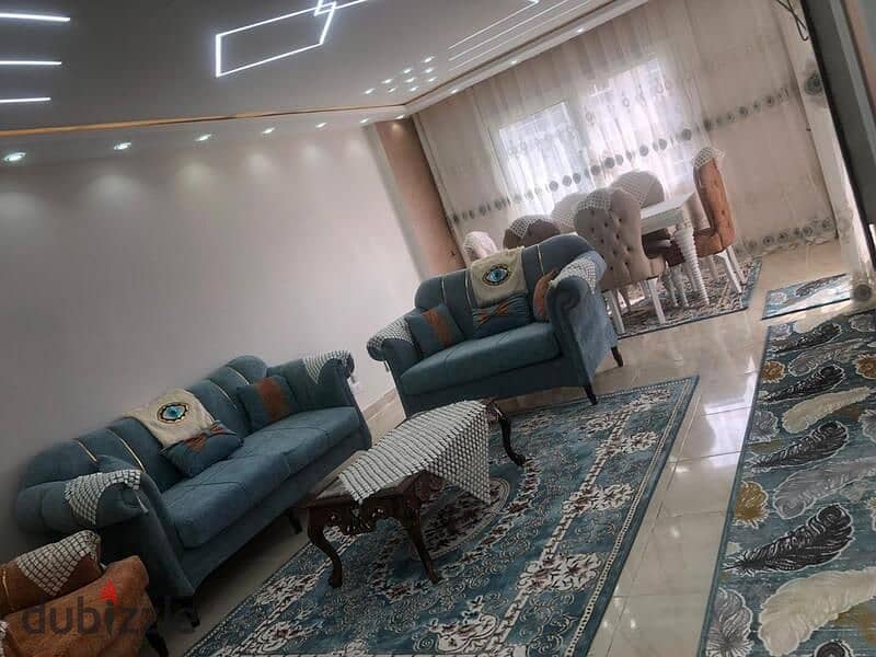 شقة مفروشة للإيجار بمدينتي B12 فيو مجرى السيل تحفه 0