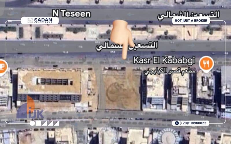 مكتب اداري 22م متشطب بالكامل على التسعين الشمالي بجوار قصر الكبابجي – التجمع الخامس. Total 4,356,000 – DP 435,600 فقط – Monthly 65,340 Delivery 2 years 0