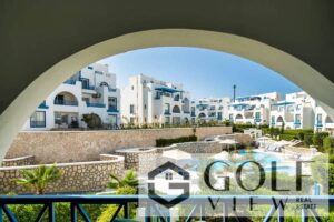 شالية 125م في ماونتن الساحل الشمالى ( راس الحكمة ) (Ras Al-Hikma) برايم لوكيشن في قلب المرحلة ( كورنر ) دبل فيو على حمام السباحة ولاند سكيب 7,315,000 ج.م