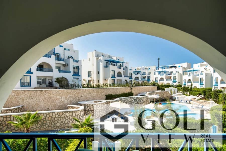 شالية 125م في ماونتن الساحل الشمالى ( راس الحكمة ) (Ras Al-Hikma) برايم لوكيشن في قلب المرحلة ( كورنر ) دبل فيو على حمام السباحة ولاند سكيب 0