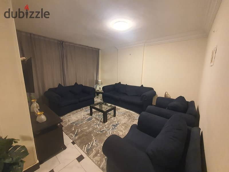 شقه مفروشه للايجار في دجله المعادي شارع 199 0