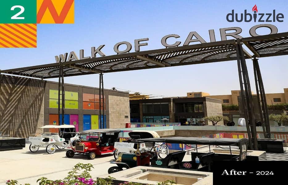 للبيع محل 100 متر امام مترو ماركت نص تشطيب في ووك اوف كايرو - WOC 0