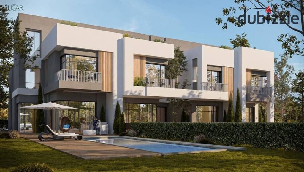 امتلك تاون هاوس 190 متر في كومبوند لوجار امام مطار سفنكس وبالقرب من the estates 0