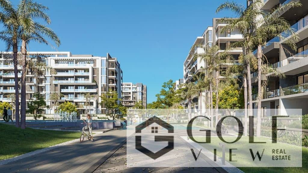 شقة 165م في كومبوند الباتيو أورو لافيستا ( المرحلة الأولى ) (El Patio Oro La Vista) فيو مفتوح على لاند سكيب – بحرى صريح برايم لوكيشن فى قلب المرحلة 0