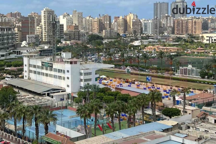 شقة للبيع230م في سموحة ش 14 مايو  - برج براند 0