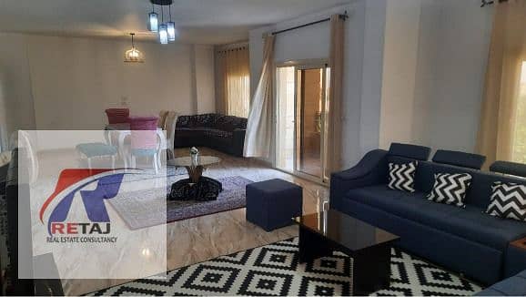 شقة للايجارالمفروش فى المستثمرين الجنوبية 1 التجمع الخامس القاهرة الجديدة 0