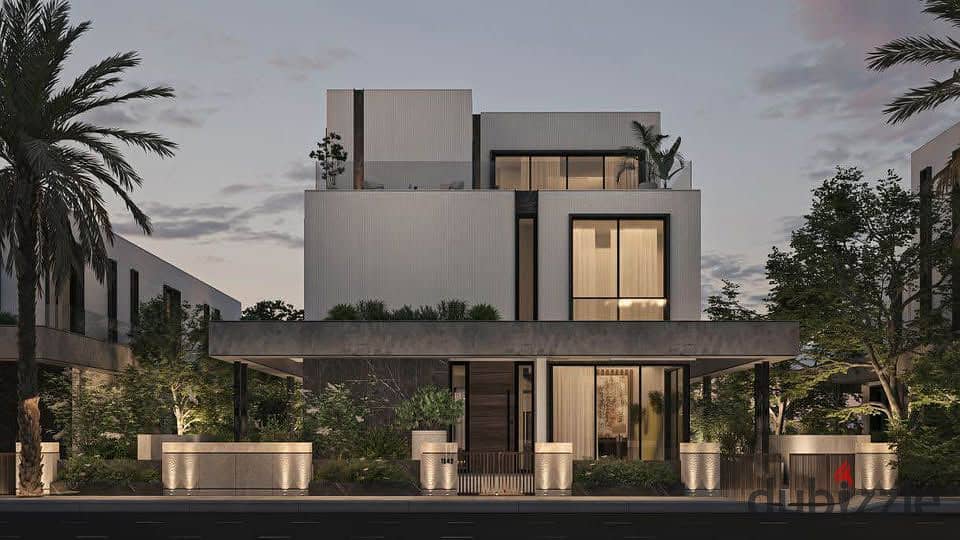 توين هاوس للبيع برايم لوكيشن اوبن فيو جاردين بداخل كمبوند sti8ht بالتجمع الخامس بالقرب من الجامعة الامريكية 0