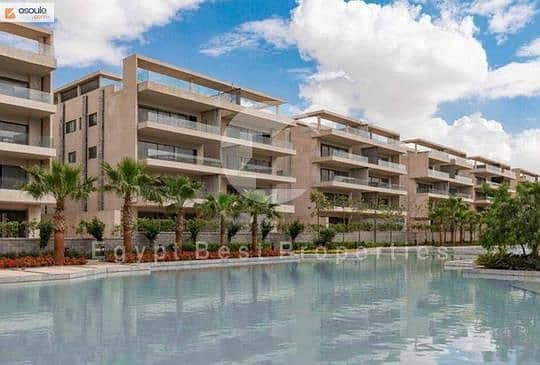 موقع مميز جدا استلام فوري شقة ارضي بجاردن للبيع في كمباوند ليك فيو ريزيدنس التجمع الخامس 0