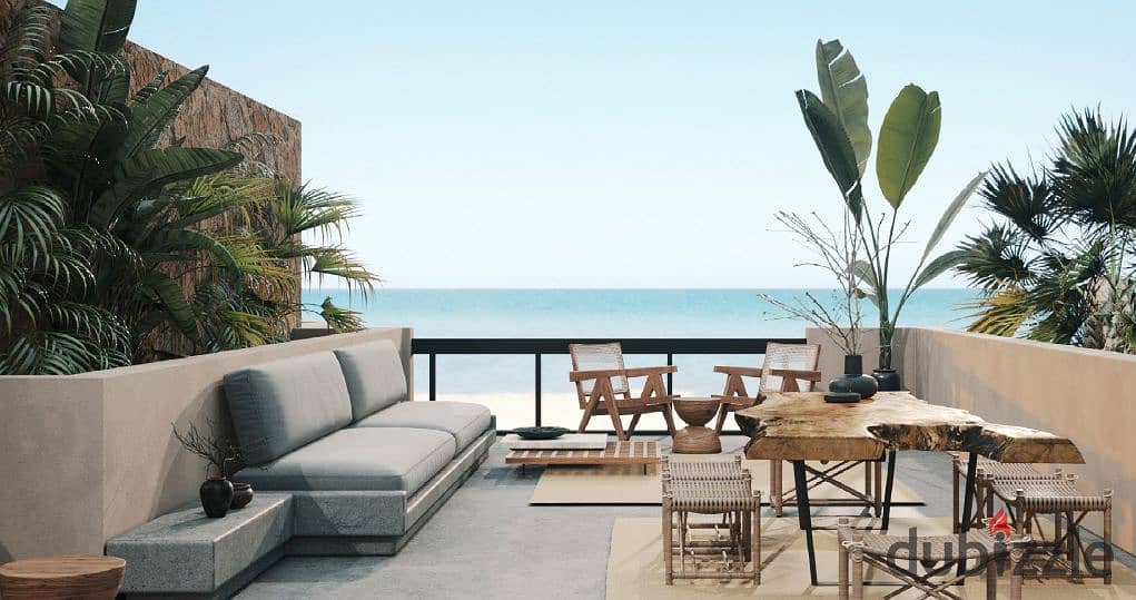 بإطلالة على البحر - شقة غرفتين بأرخص سعر في الماركت للبيع في سوما باي بالقسط على 7 سنوات - بيت للبيع بالتقسيط في سوما باي 0