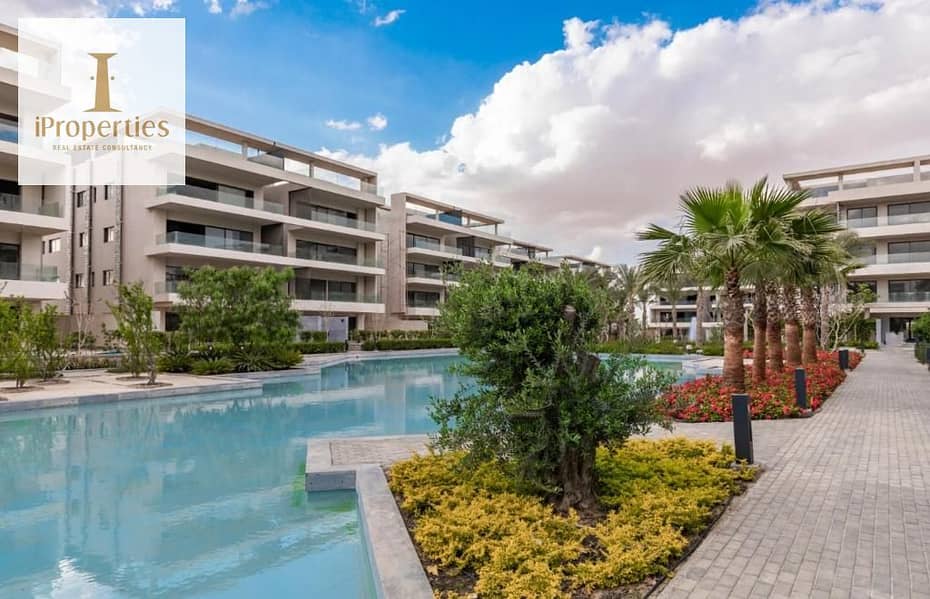 شقة ١٤٤ م بأقل سعر فالماركت بالتقسيط للبيع في ليك فيو ريزيدنس ٢ - القاهرة الجديدة 0