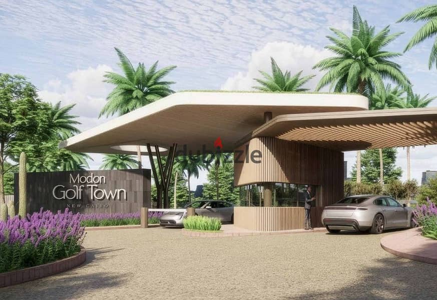 للبيع شقه 145م كمبوند مدن جولف تاون التجمع السادس 0