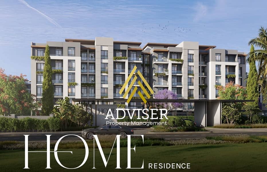 شقة متشطبة بالكامل للبيع بأقل سعر في كمبوند هوم ريزيدنس التجمع السادس – من شركة هوم تاون 0