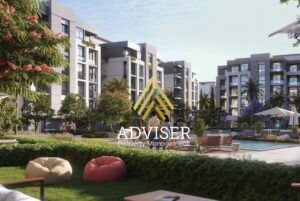 شقة بجاردن متشطبة بالكامل للبيع بأقل سعر في كمبوند هوم ريزيدنس التجمع السادس – من شركة هوم تاون 9,210,410 ج.م