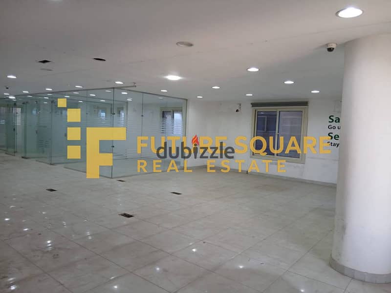 مكتب إداري ٤٢٠ م للإيجار – موقع مميز زهراء المعادي شارع النصر – جاهز للاستلام الفوري   رخصة إدارية - إنترنت 0