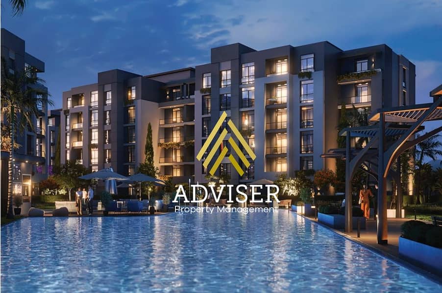 دوبلكس متشطبة بالكامل للبيع بأقل سعر في كمبوند هوم ريزيدنس التجمع السادس – من شركة هوم تاون 0