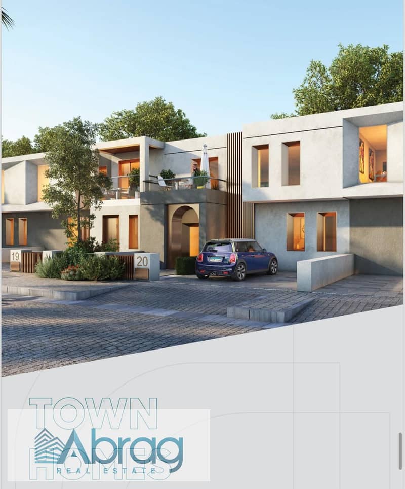 تاون هاوس للبيع نص تشطيب  ميدل 292 م بكمبوند فاي نيو زايد 0