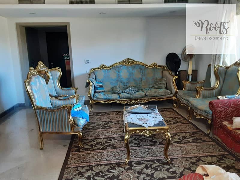للبيع شقة تطل على البحيرة متشطبة بالكامل بالتكييفات فى أمبرفيل نيو جيزة Apartment For Sale Lake View, Fully Finished with AC/s in Amberville New Giza 0